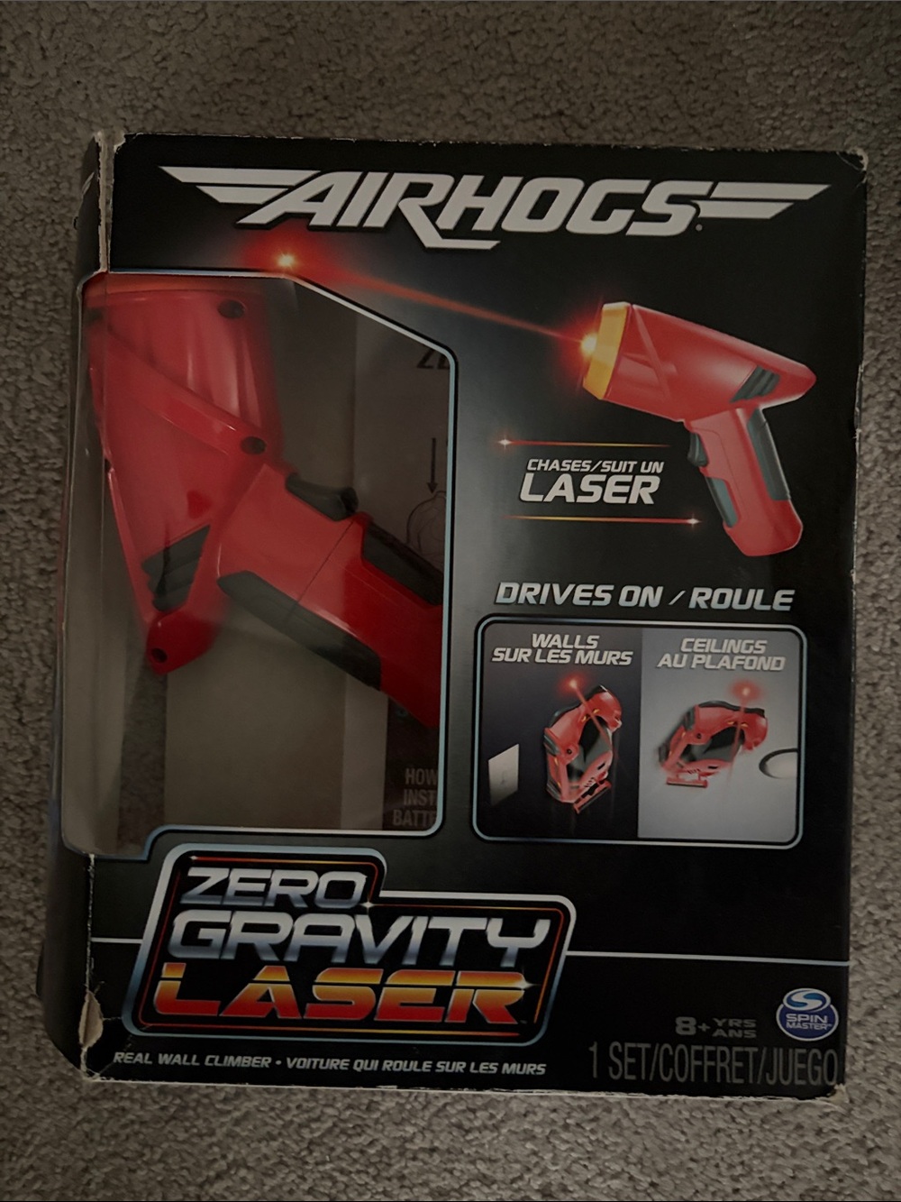 Air Hogs Zero Gravity Laser - Red Wall Climber